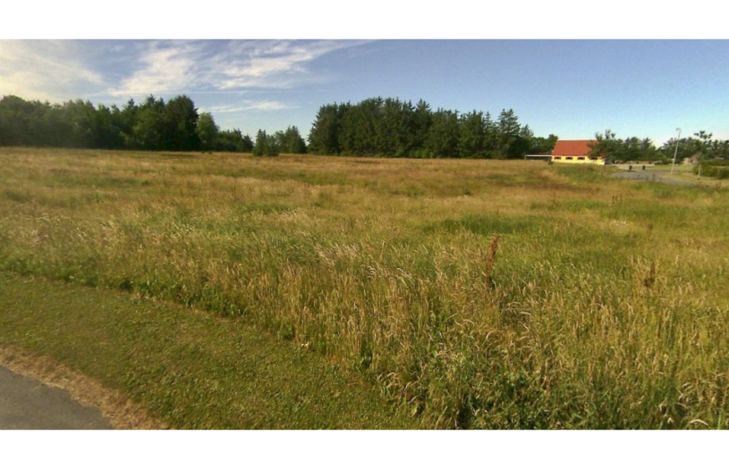 Panoramafoto af området, hvor grunde er